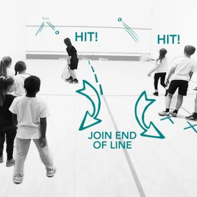 Junior coaching sessions - learn to play squash in Cheadle Hulme